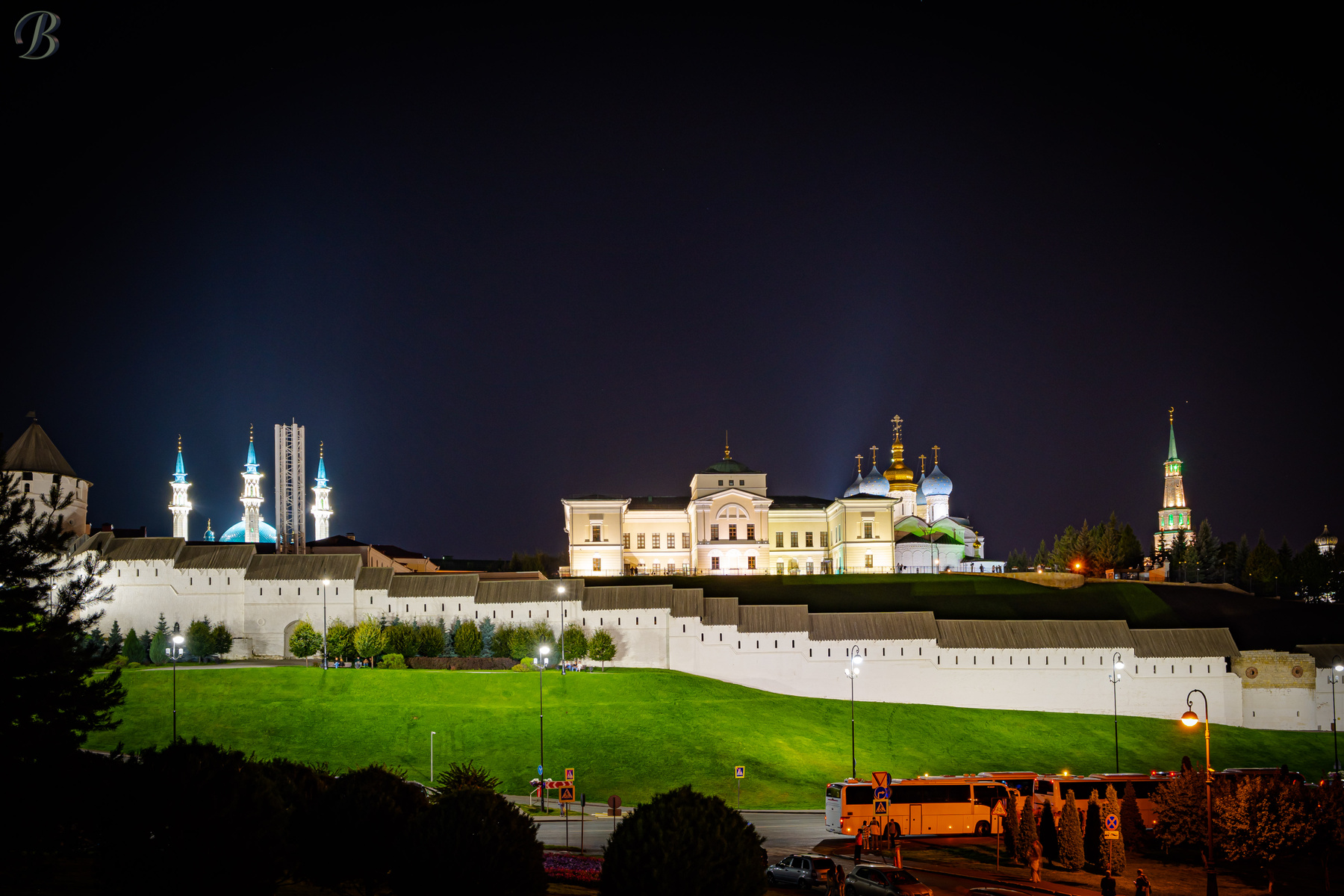 Казанский вечерний Кремль. 