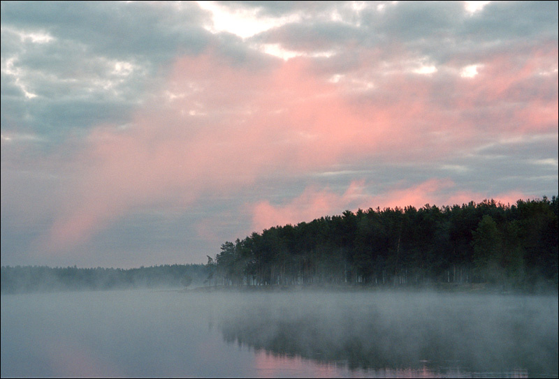 Smoke on the water Любимовка рассвет туман
