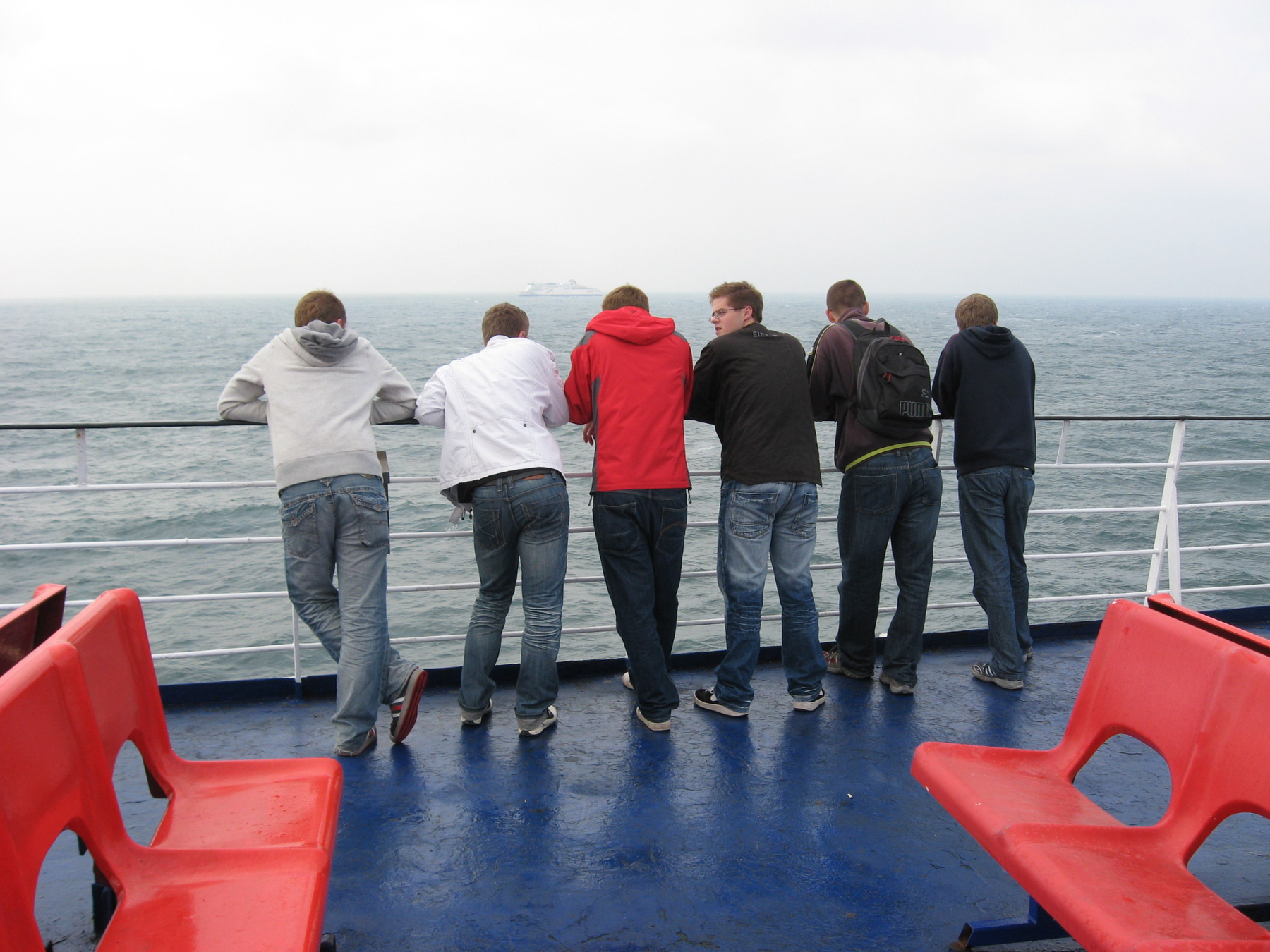 on a ship 