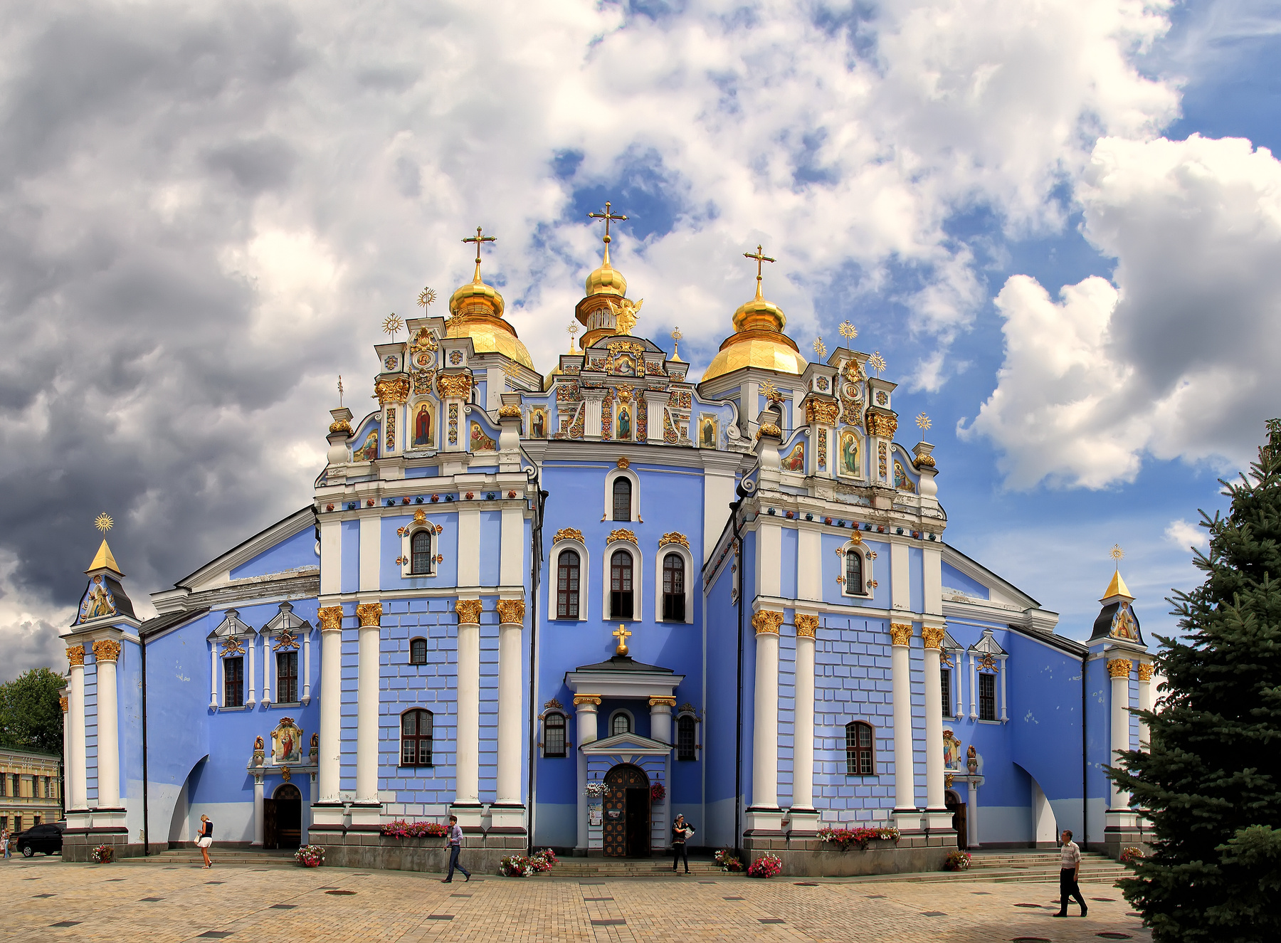 ***Новопостроенный Михайловский Златоверхий собор киев украина путешествие город лето архитектура храм собор вера христианство православие прогулка марина назарова