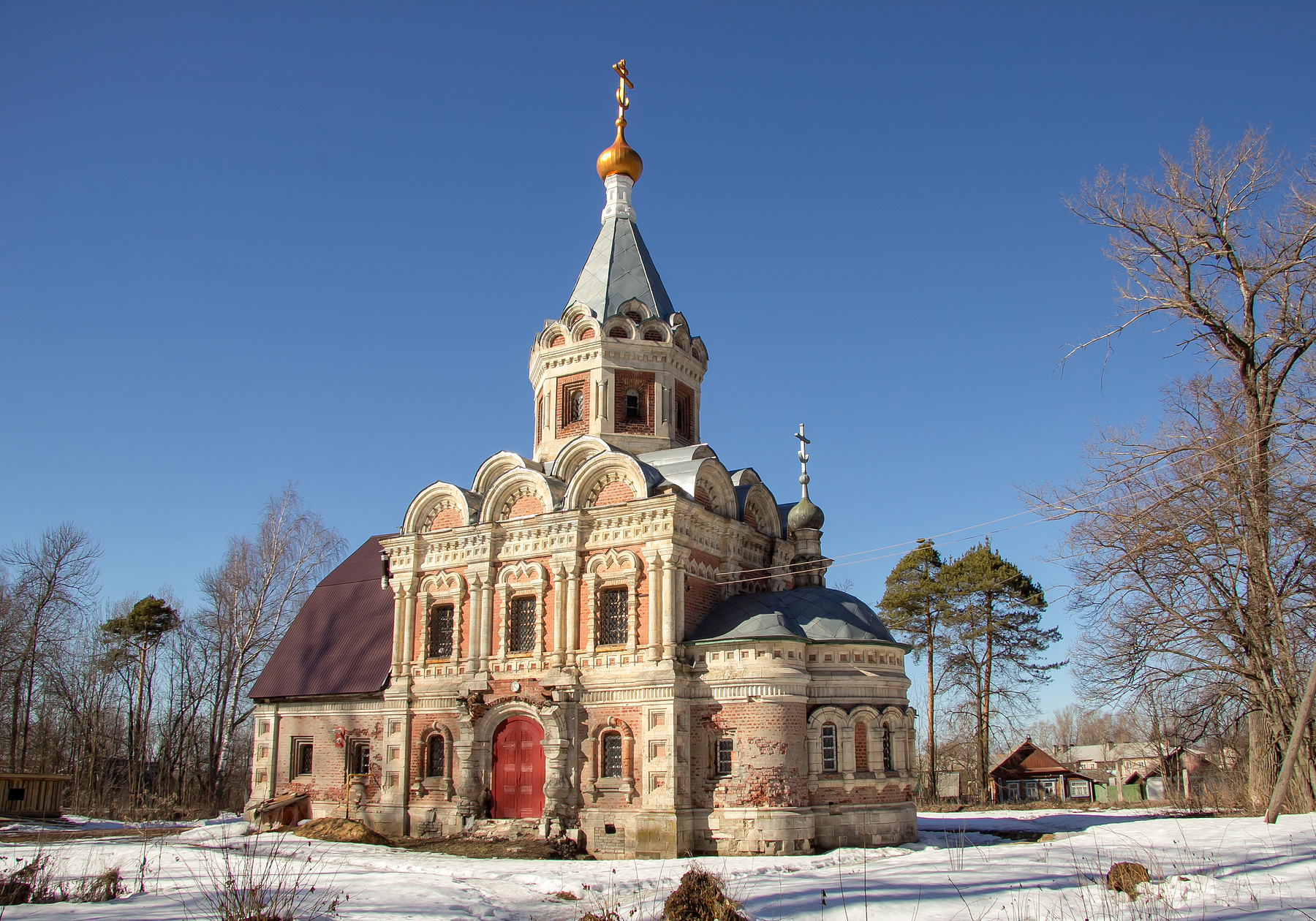 Церковь Александры Римской муромцево церковь архитектура вера православие история храм марина назарова весна март прогулка