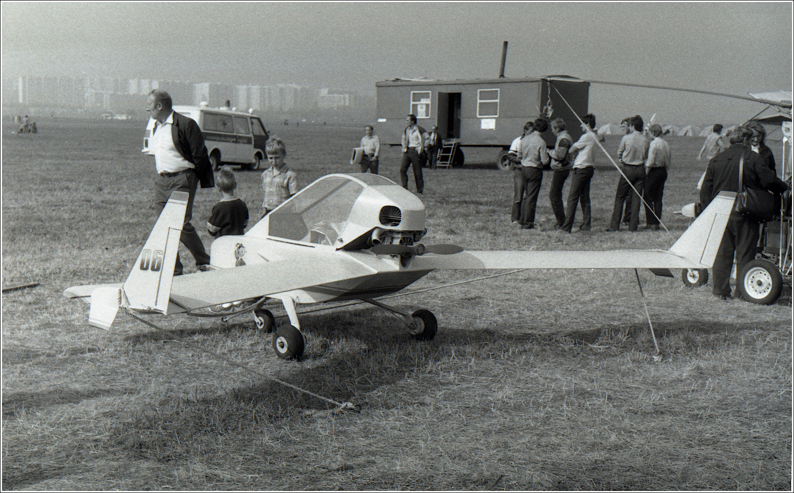 Самоделка № 06 СЛА авиация самолет стоянка Тушино август 1987