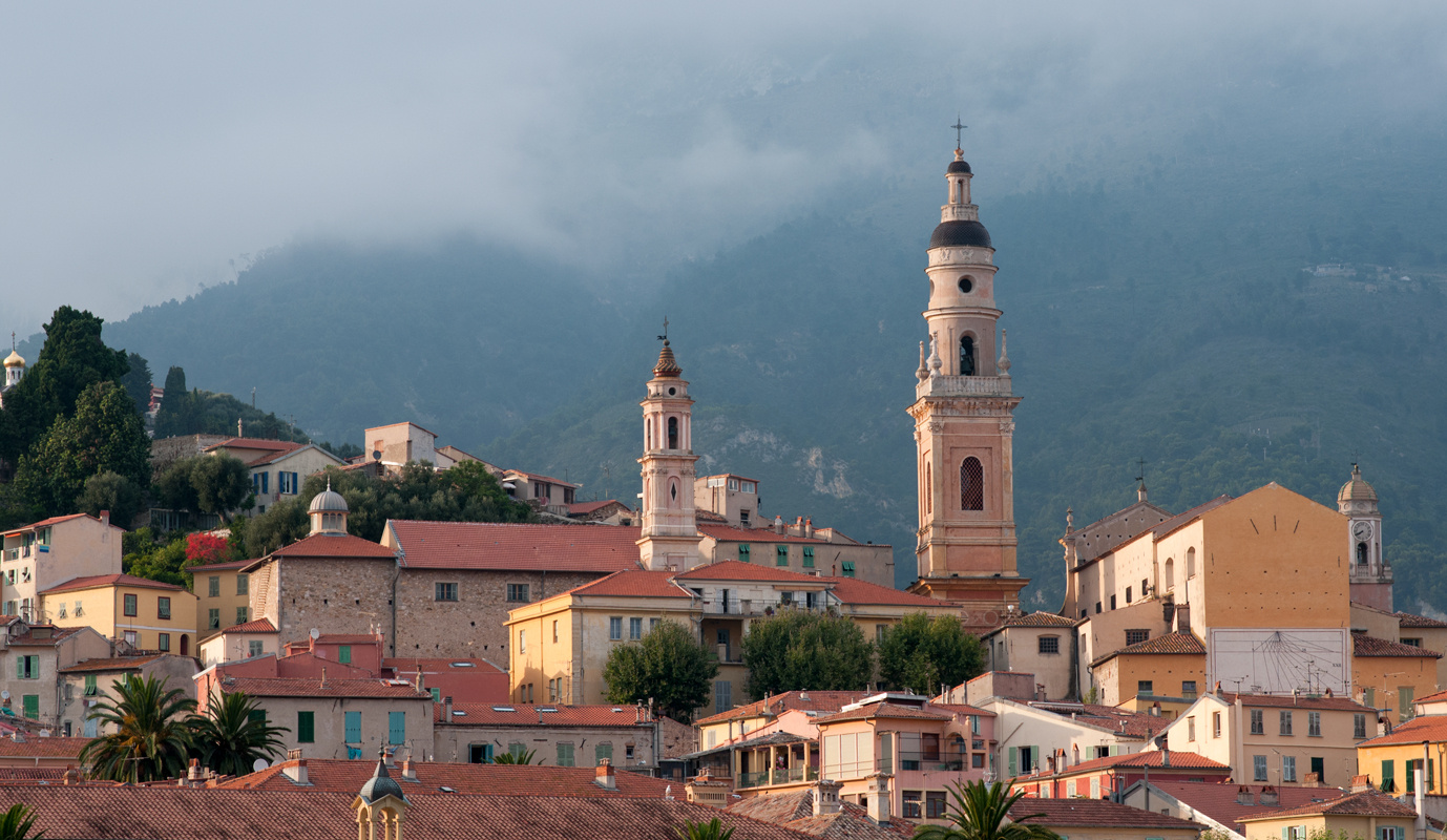 Shrouded in mist France Menton