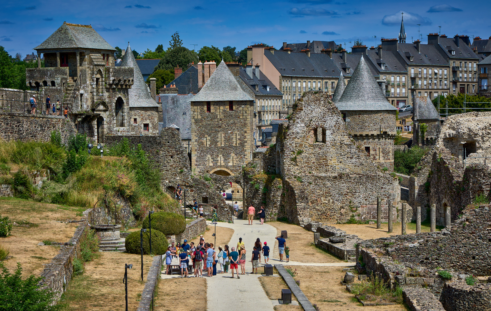 Замок Фужер... Франция Замок Фужер Château de Fougères