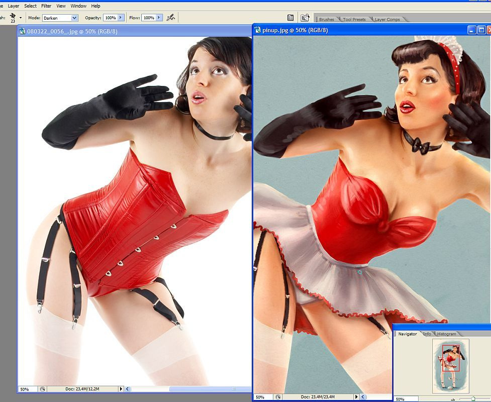 Воплощение (в процессе) пинап нейлон корсет гламур pinup fetish nylon glamour corset