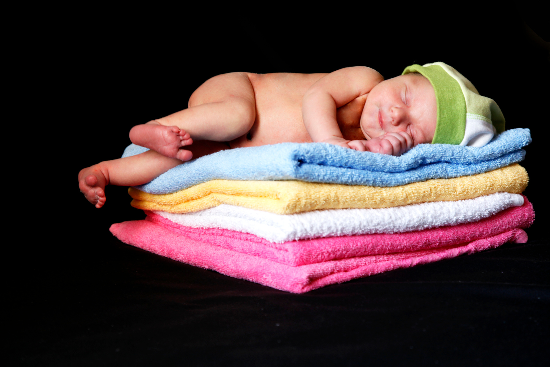 Аfter washing baby, sleep, 7days
