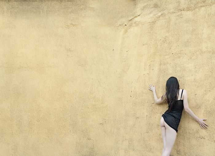 Yellow wall photo