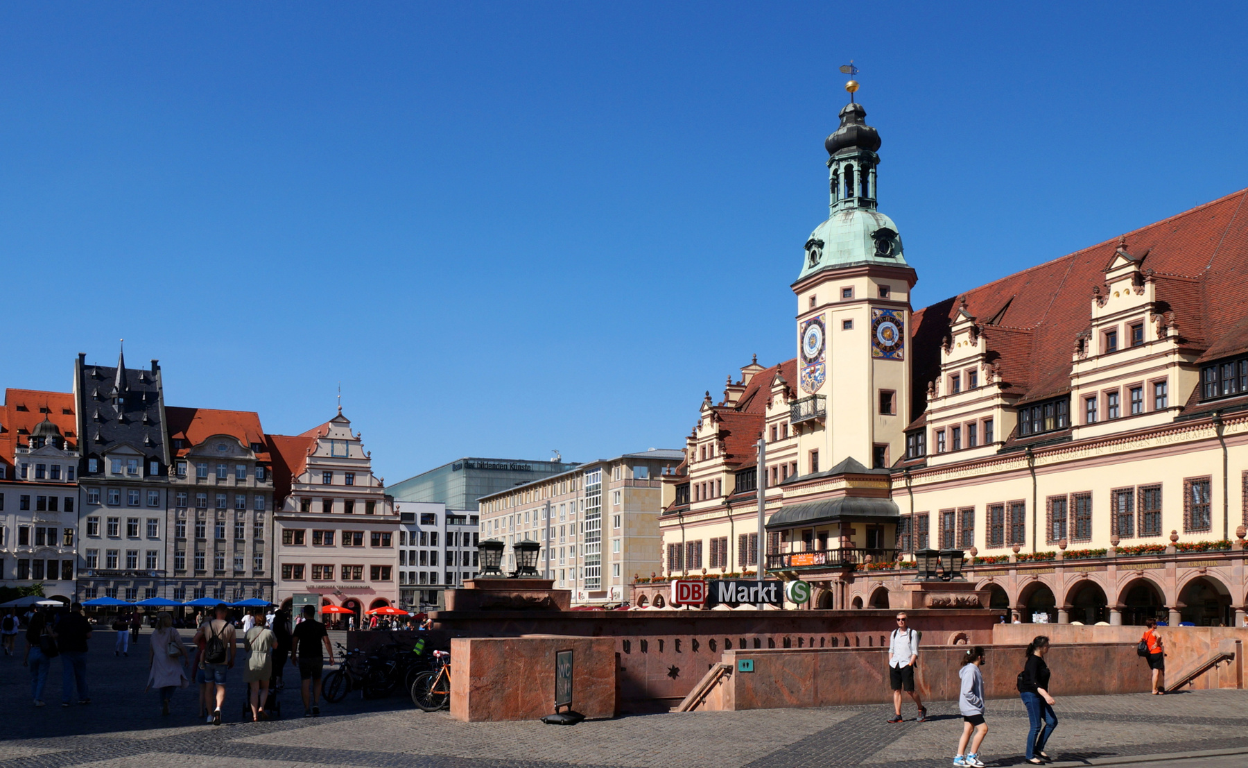 Рыночная площадь(Marktplatz), Лейпциг. Лейпциг достопримечательности