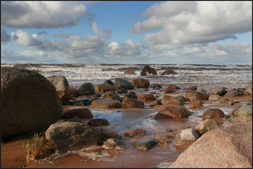 Про штормовые камушки камни море шторм вода