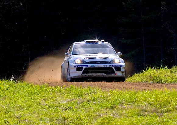 WRC Finland 2005 - экипаж N16 WRC ралли финляндия форд фокус