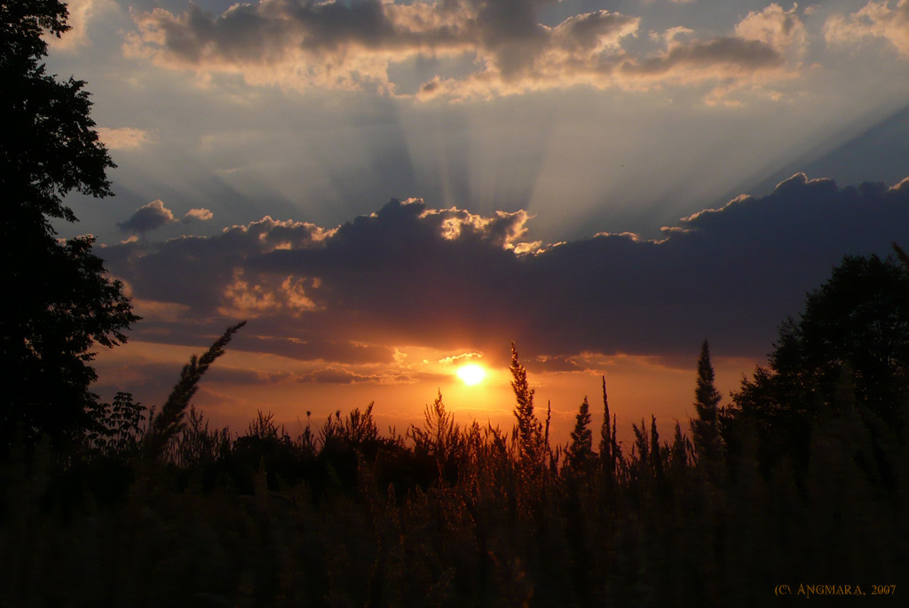 Sundown закат солнце прощание