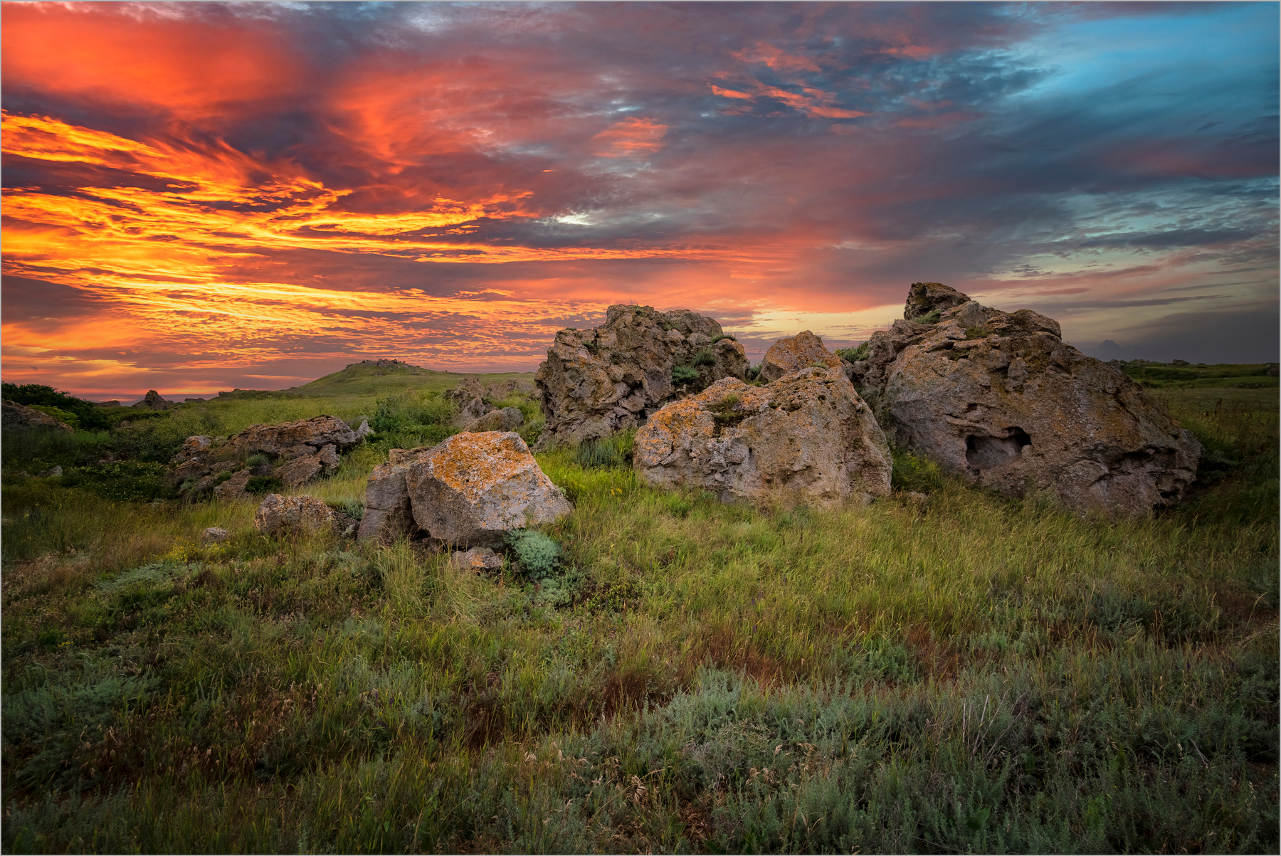 Закат природа