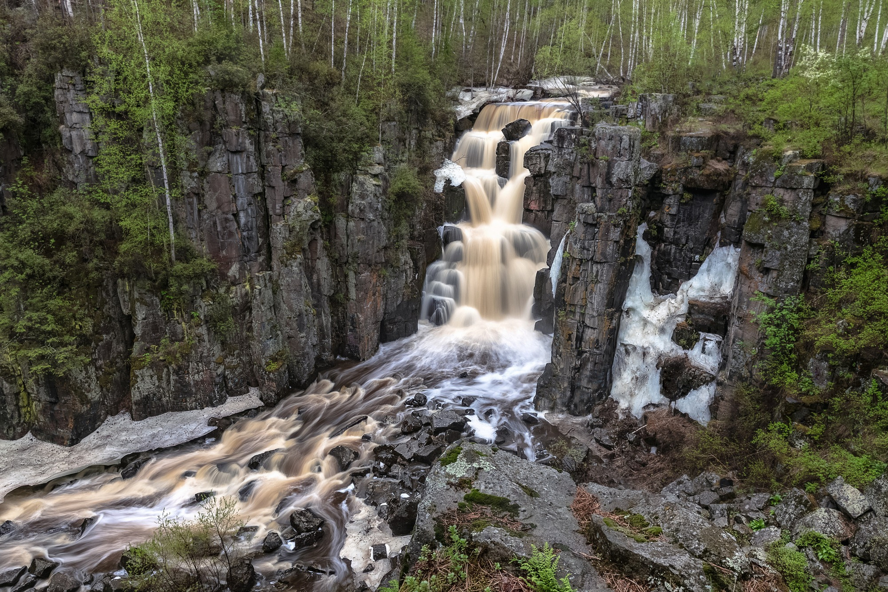 Уковский водопад Уковский водопад весна иркутская область