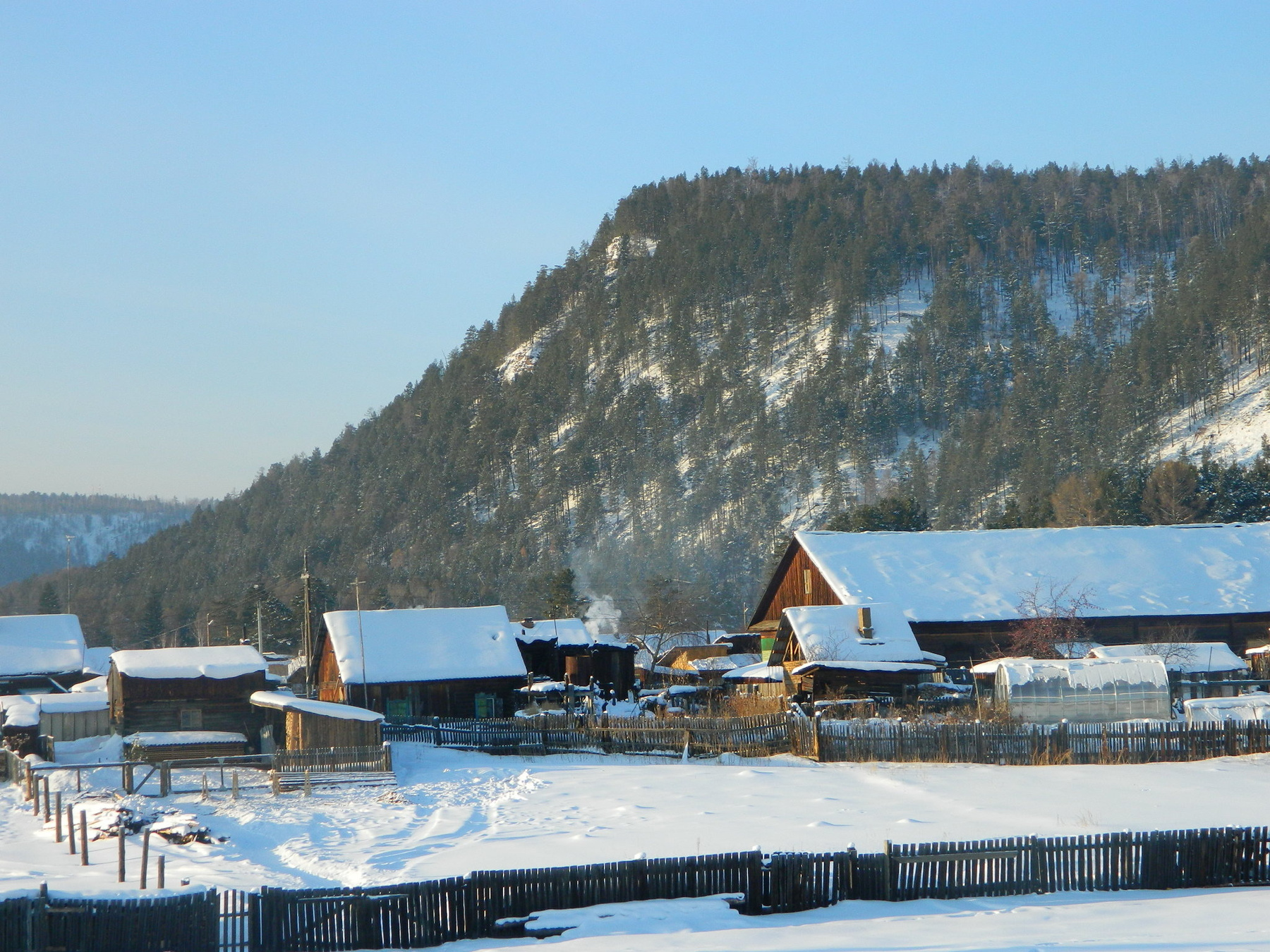 Гора Гора, зима.