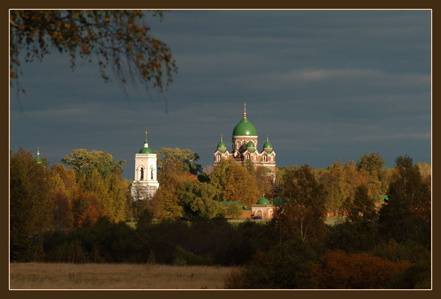 Вид на Спасо-Бородинский монастырь 