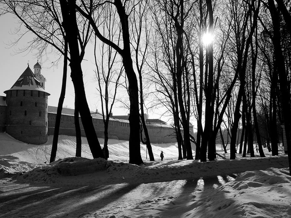 Зимний новогородский пейзаж новгород великий olympus om-d