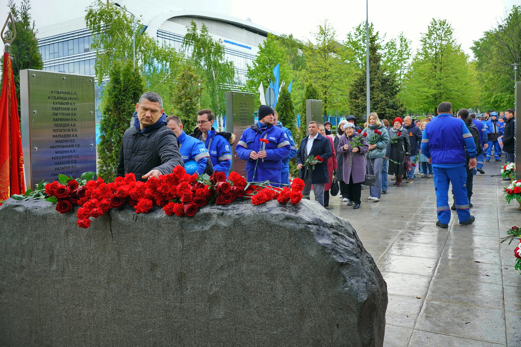 В день Победы на Московском НПЗ 