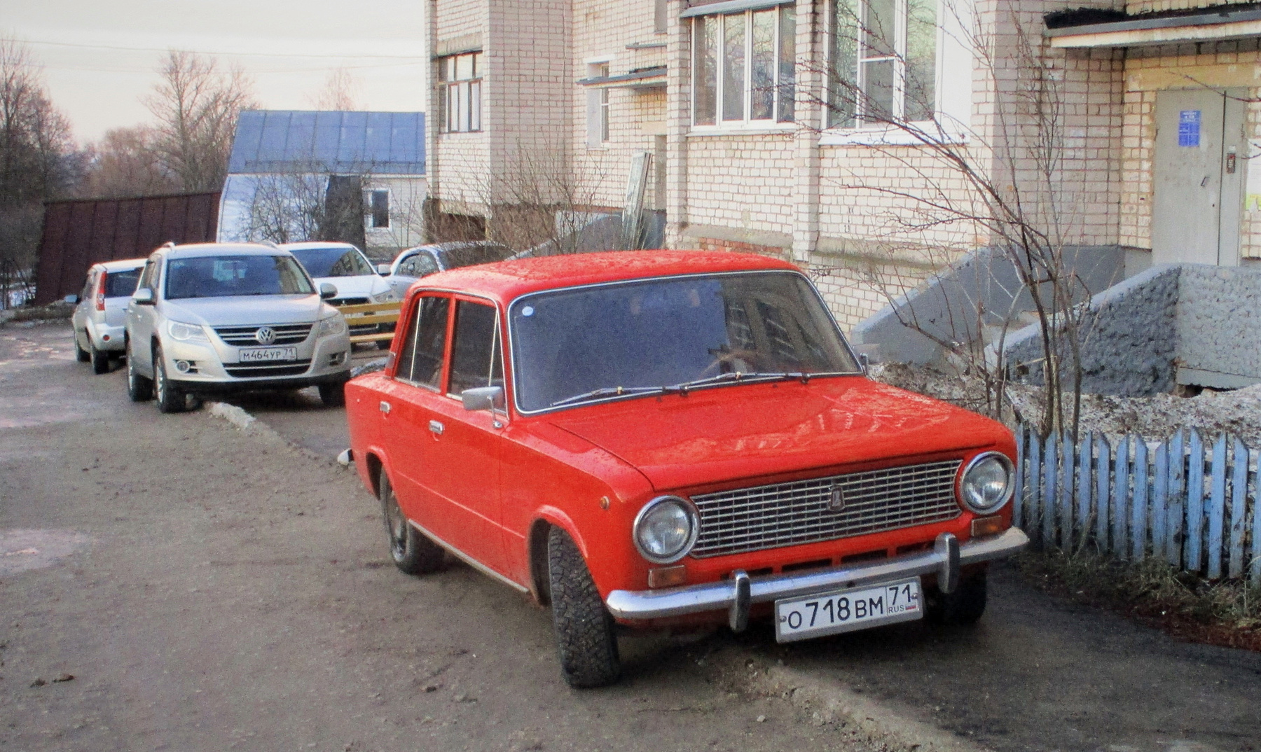 Копейка ВАЗ авто копейка двор весна