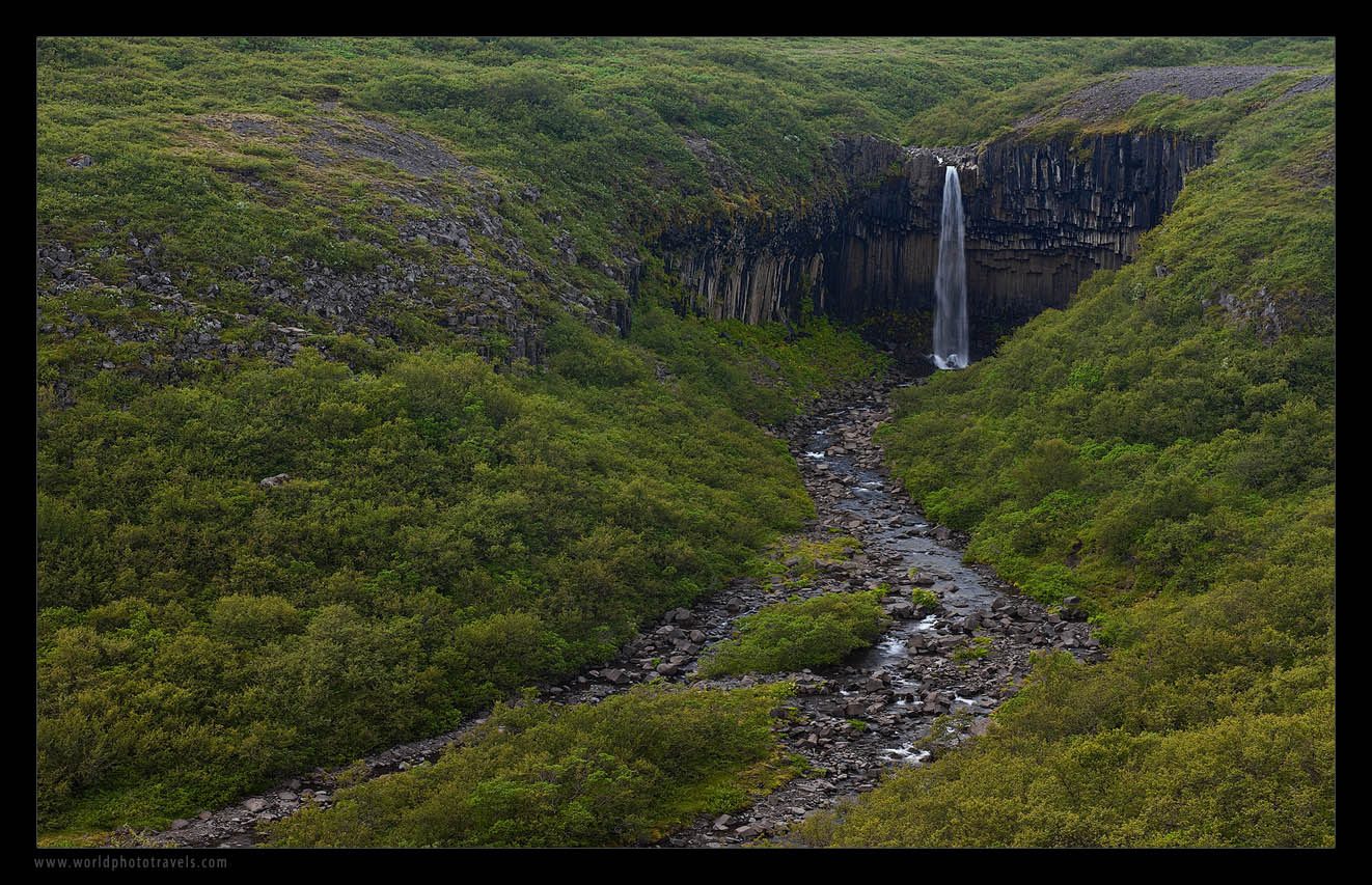 БАЗАЛЬТ V (Миниатюра) Svartifoss, Iceland