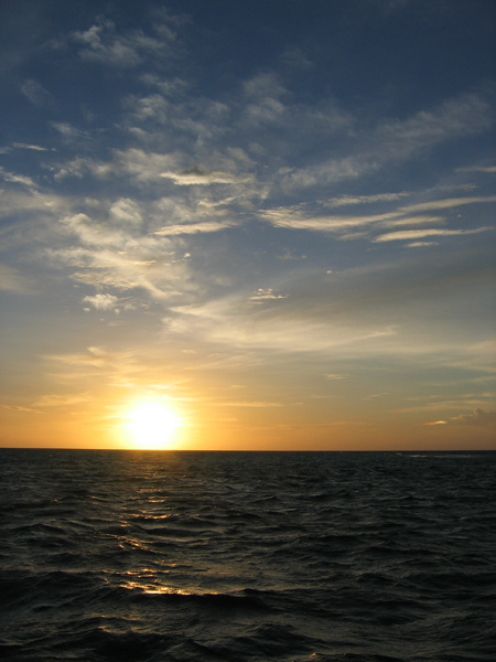 One of maldivian sunsets 