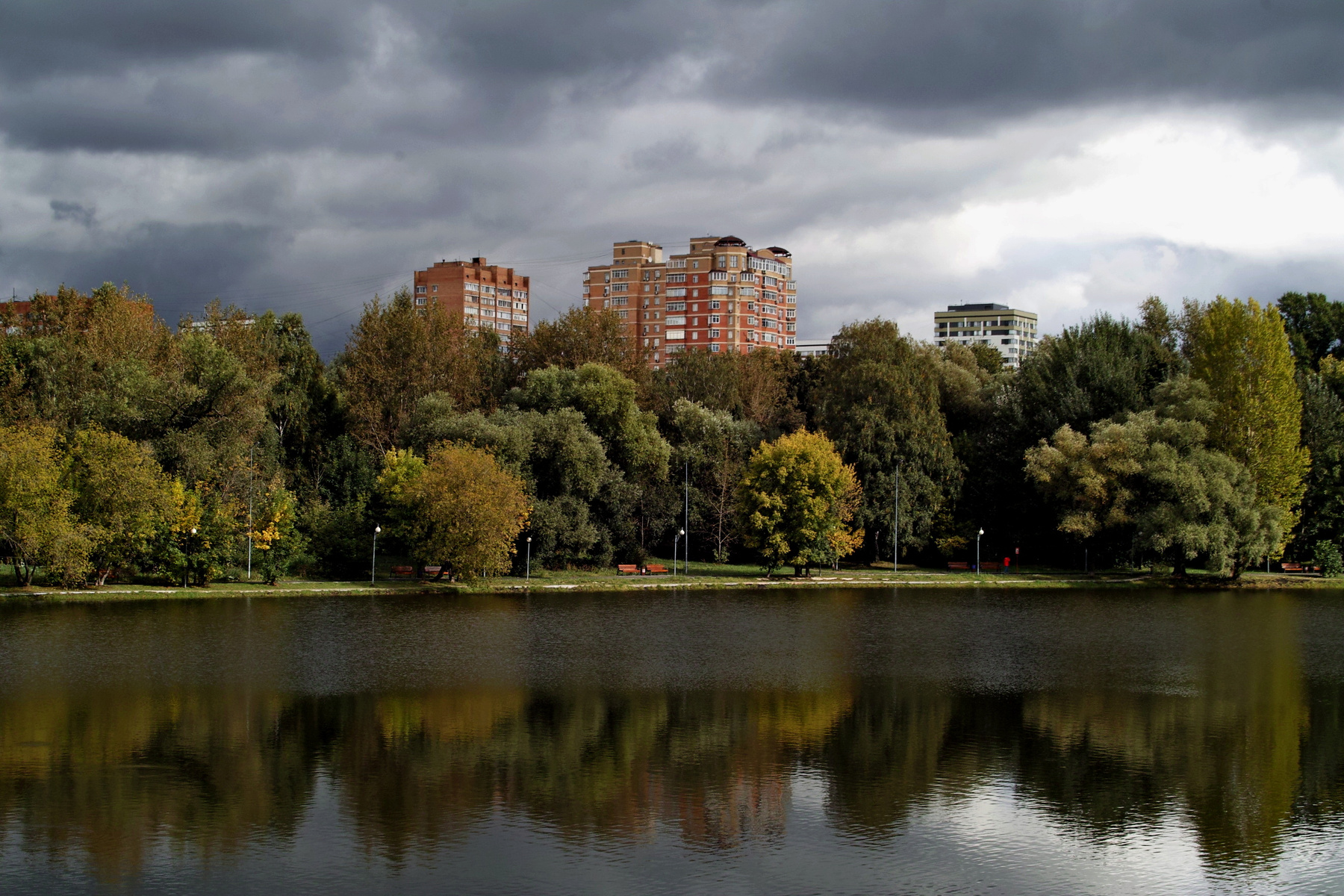 Люблинский пруд город Москва пруд Люблинский