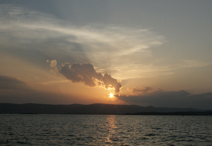 Croatia Хорватия закат море