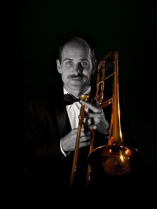 a man and his toy trombone, cd cover