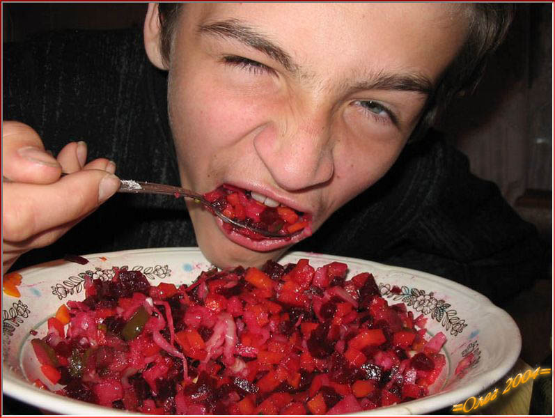 Винигрет. Вкусный! 