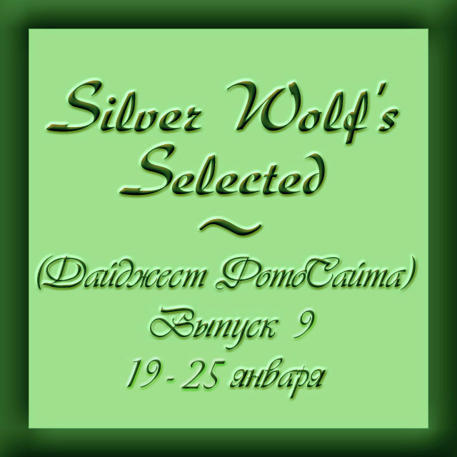 Дайджест ФотоСайта от Silver Wolf'a. Выпуск 9. 