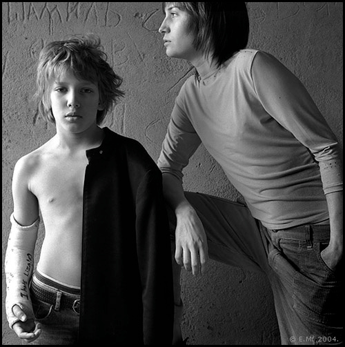 Никита и Дина. Москва, 2004. 