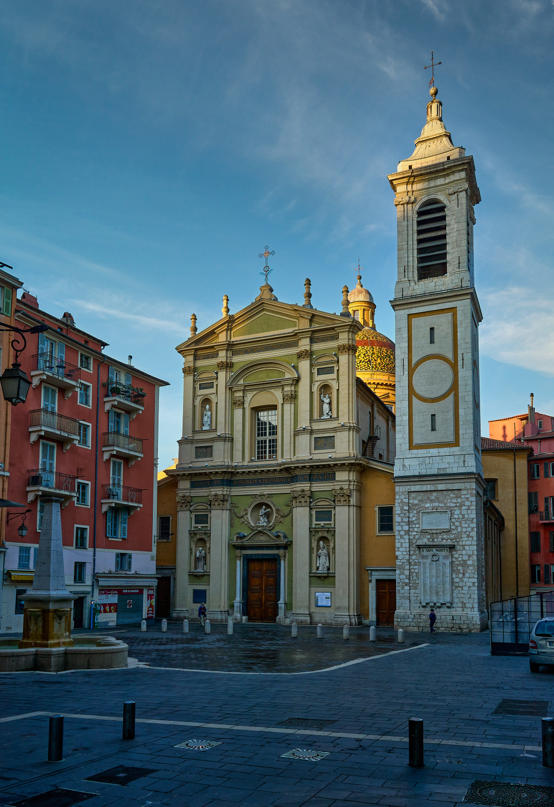 Ницца утренняя... Франция Ницца Кафедральный собор Святой Репараты Cathédrale Sainte-Réparate de Nice