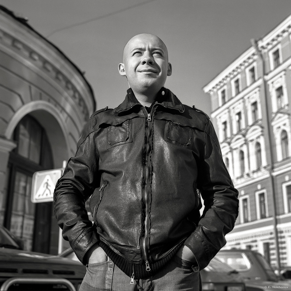 Режиссер Алексей Герман (мл). Набережная Мойки, С-Пб., сентябрь 2005. Mokhorev