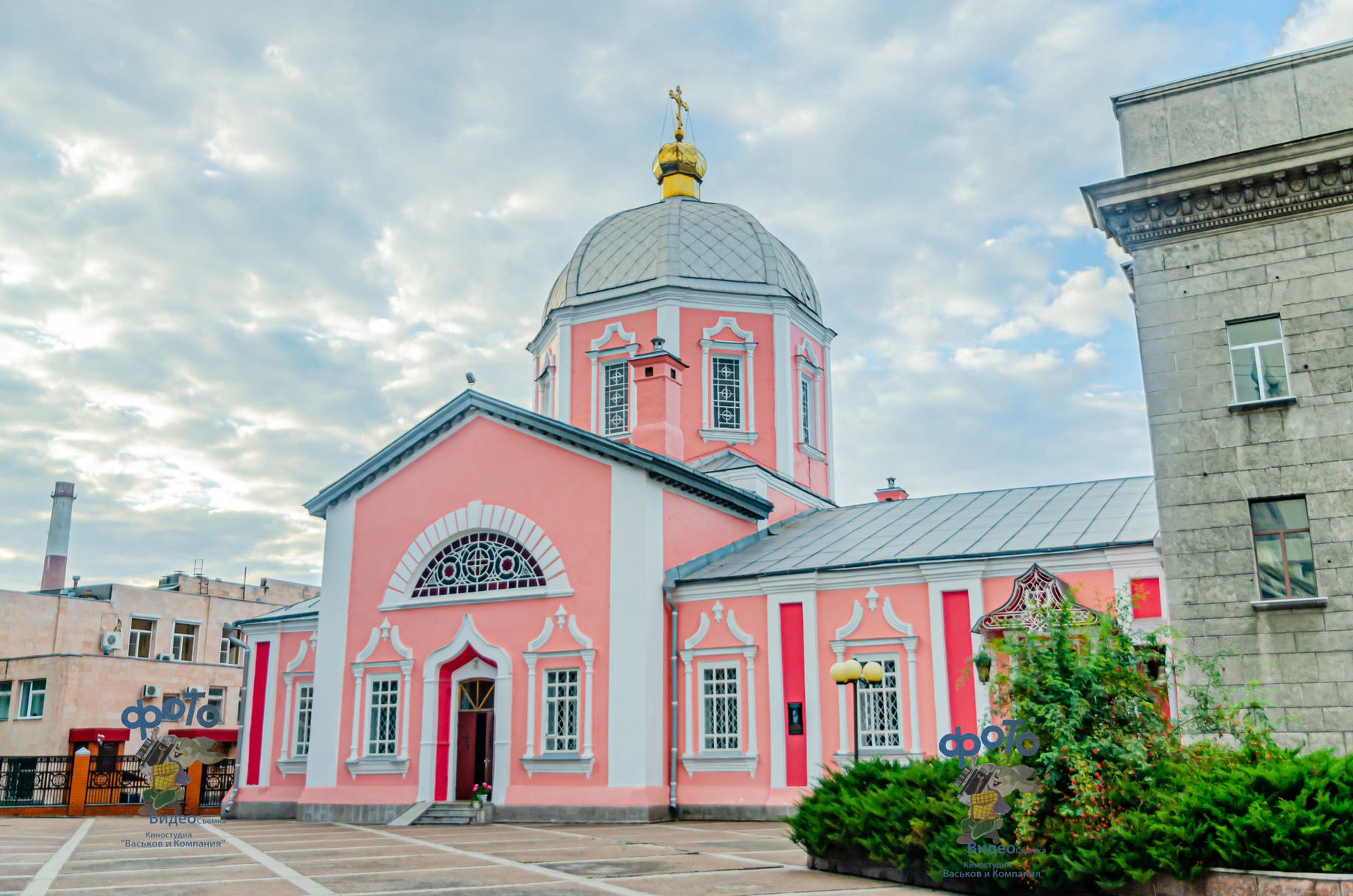 Воскресенско-Ильинский храм. город Курск Россия Курск Курская область регион46 черноземье соловьиный край архитектура достопримечательности Курска город городской пейзаж