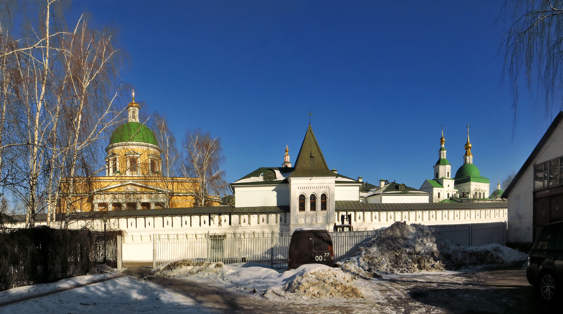 Москва. Данилов монастырь (непарадный вид) Москва Данилов монастырь