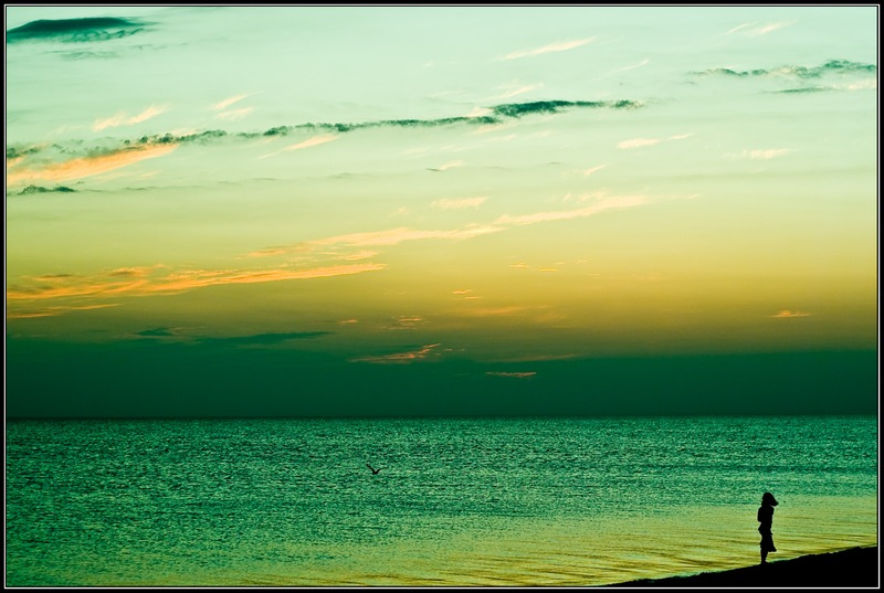 *** черное море закат