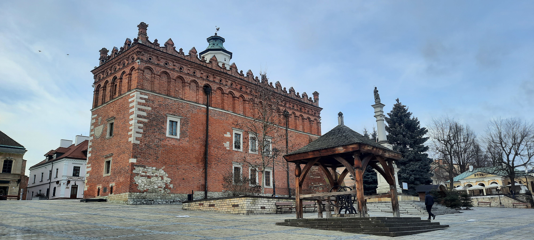 Рынок в городе Сандомир город Сандомир Польша