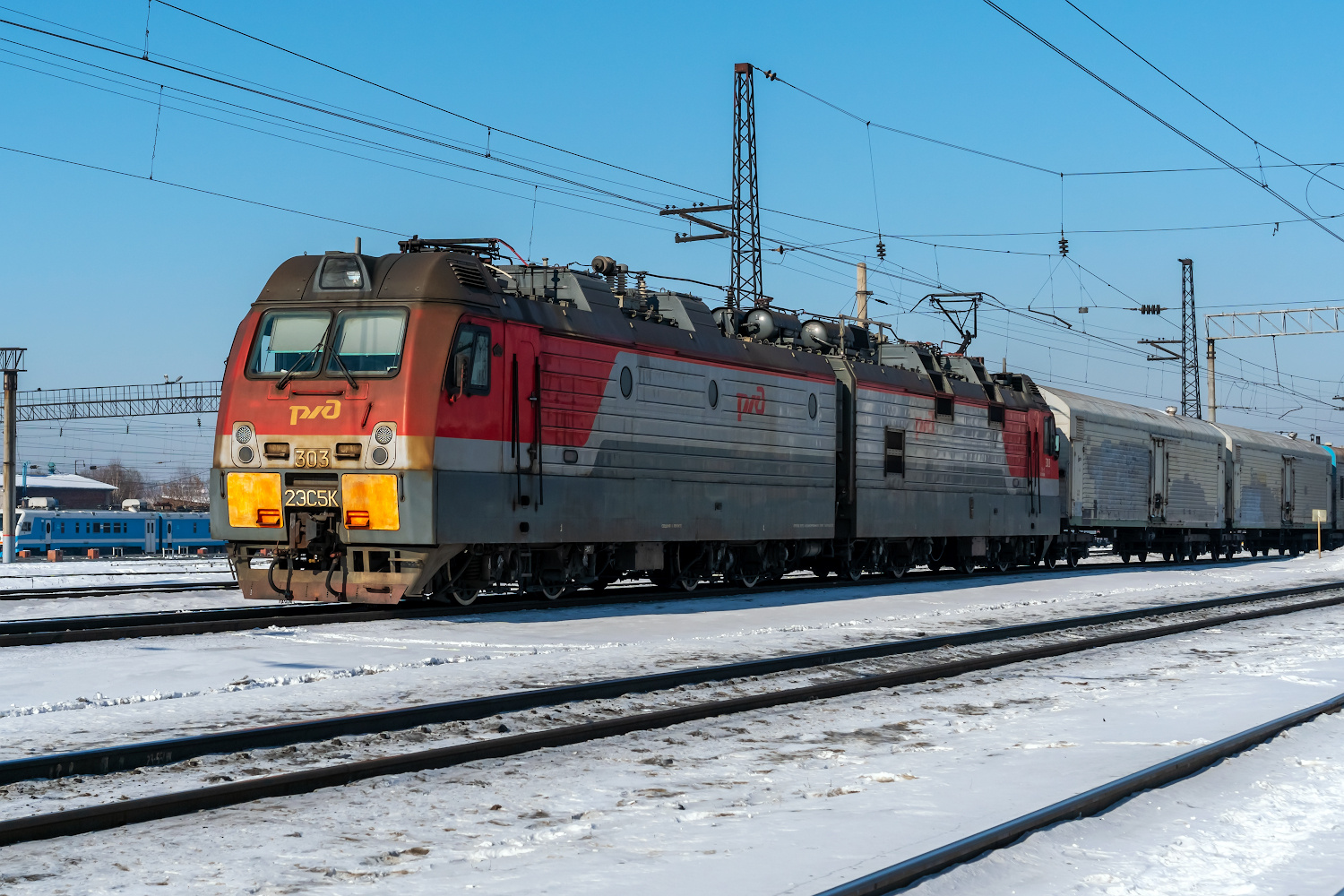 * * * * * railway железная дорога locomotive локомотив электровоз поезд train Russia Siberia Irkutsk Россия Сибирь Иркутск споттинг spotting