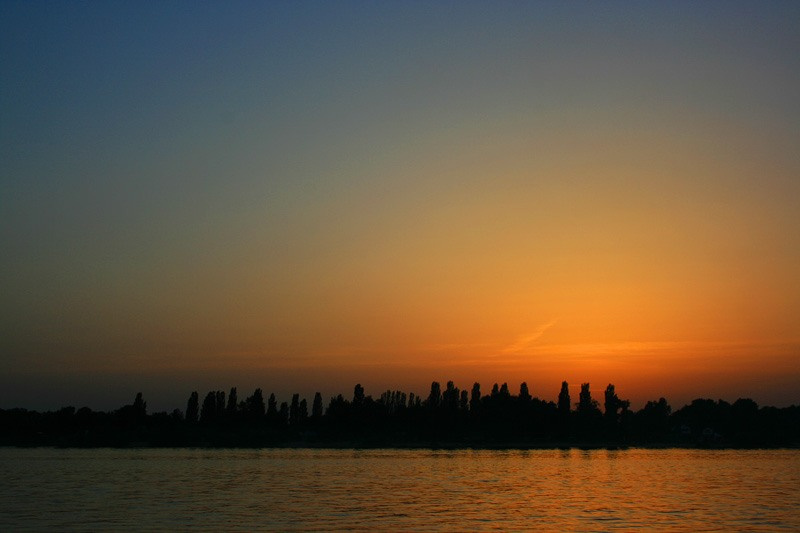 *** sunset, river, sun