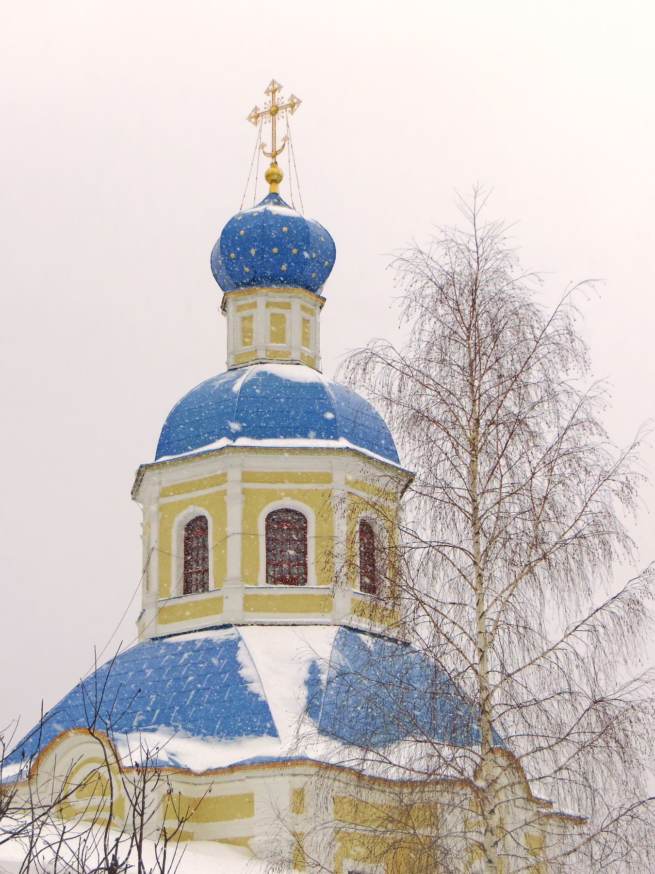 Зимняя православная зима мороз церковь православие