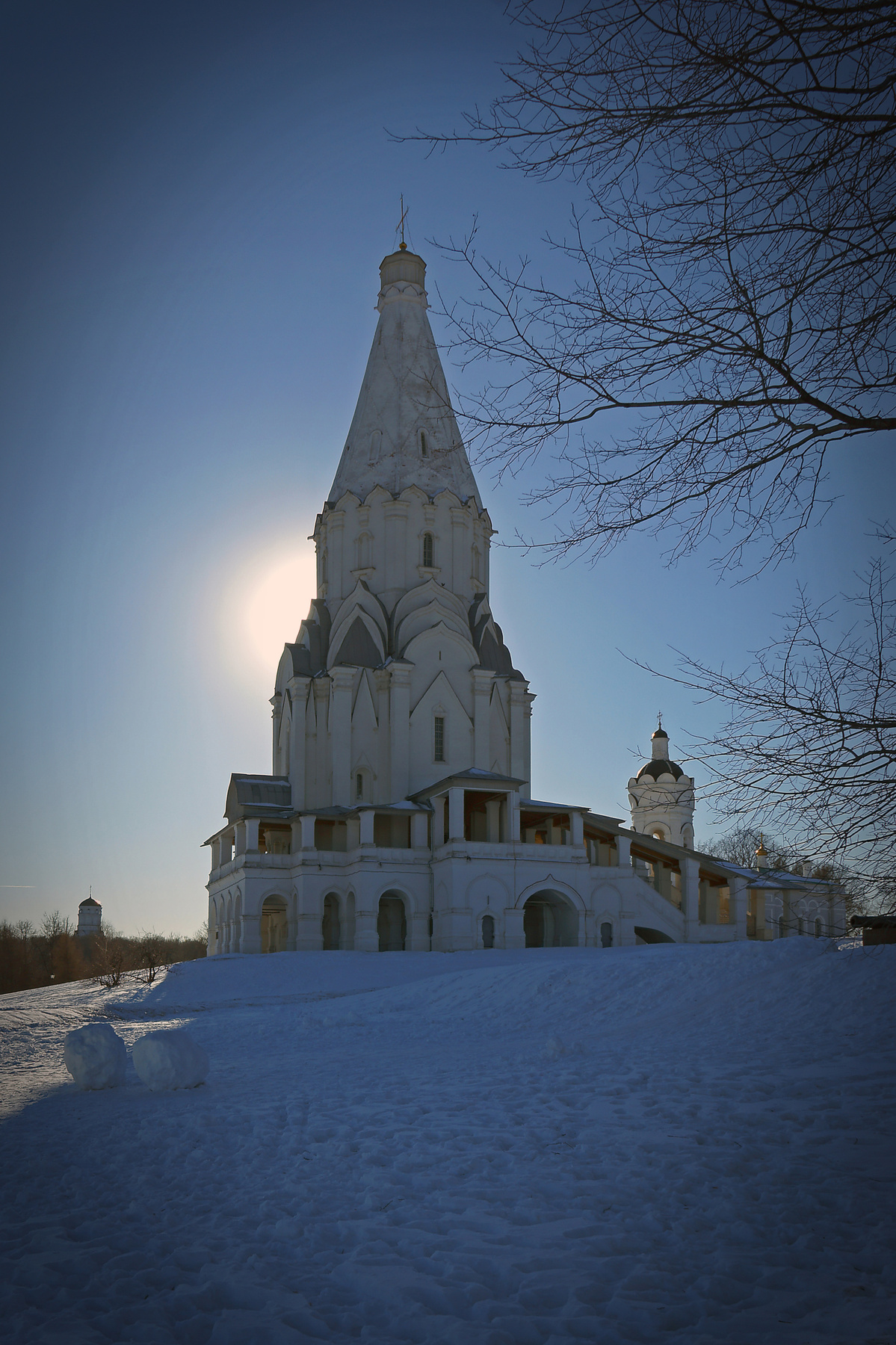 Коломенское Коломенское сони зима снег архитектура