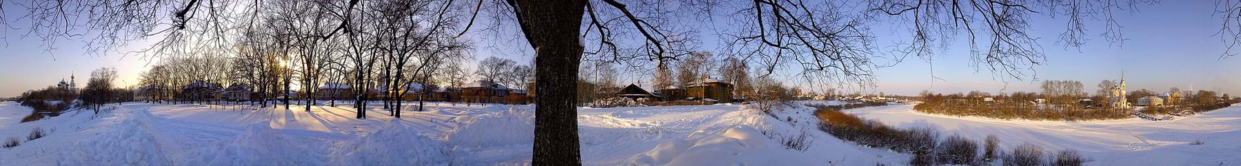 Панорама на Сретеньку Вологда, панорама, 360, Сретенька, зима