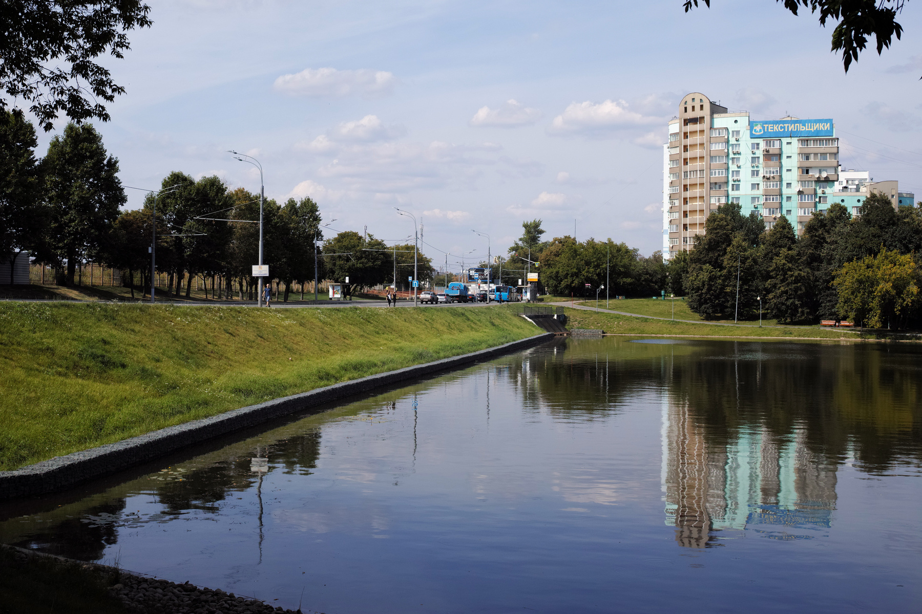 Люблинский пруд город Москва пруд Люблинский