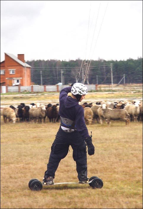 Пастух kiteboarding