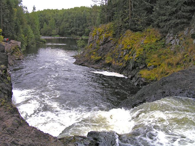 Водопад Кивач водопад, Кивач, Карелия, вода