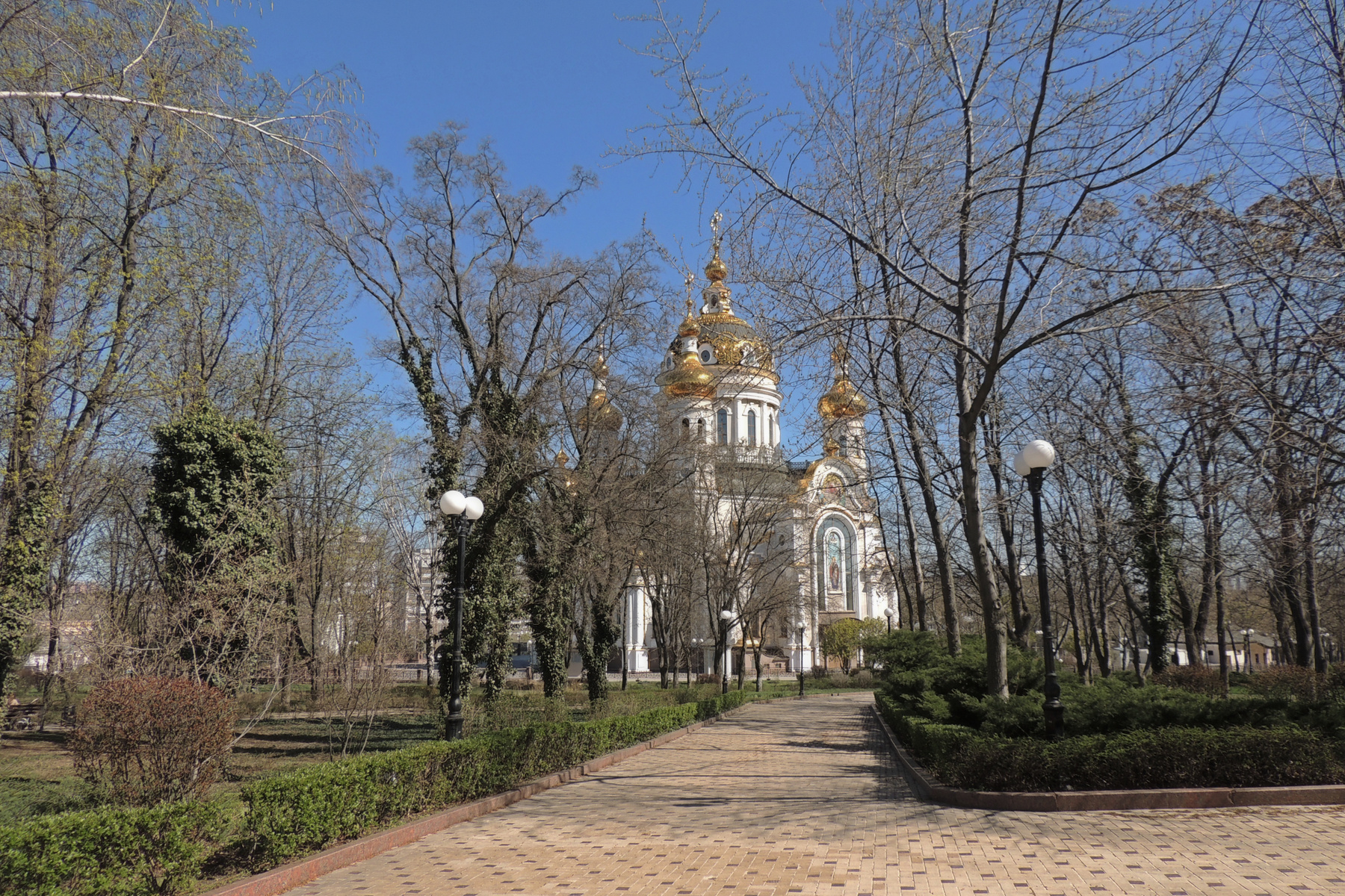 В весеннем сквере... 