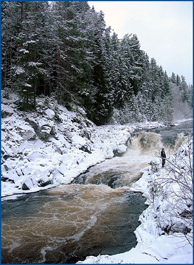 Водопад Кивач Кивач, водопад, Карелия