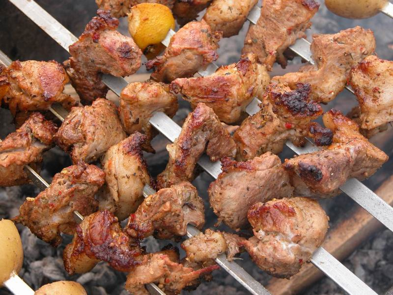 ну... мясо... вкусно мясо лето