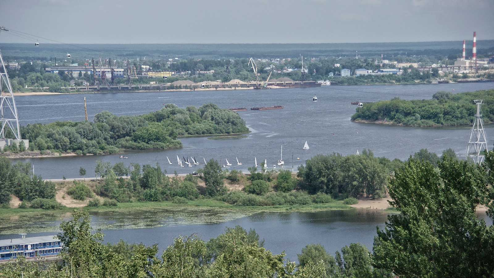 суета на Волге Нижний Новгород Волга суета