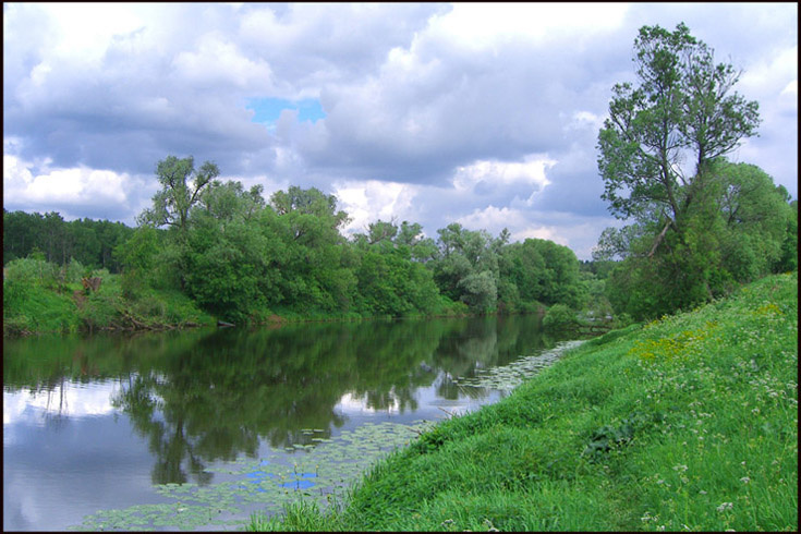 р. Пахра. Природа, река, облока