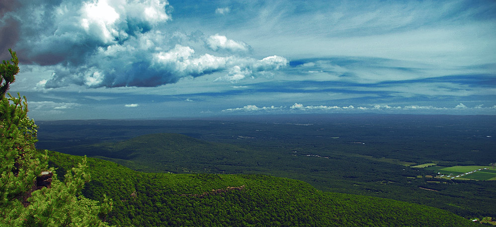shiroka ... nature, mountain, forest, les, gory, nebo, sky